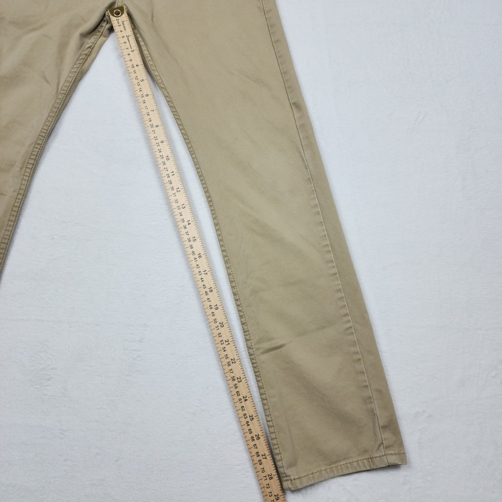 Levis 511 Slim Fit Jeans Womens Size 16 28x28 Khaki Stretch Denim Pants - Picture 10 of 16